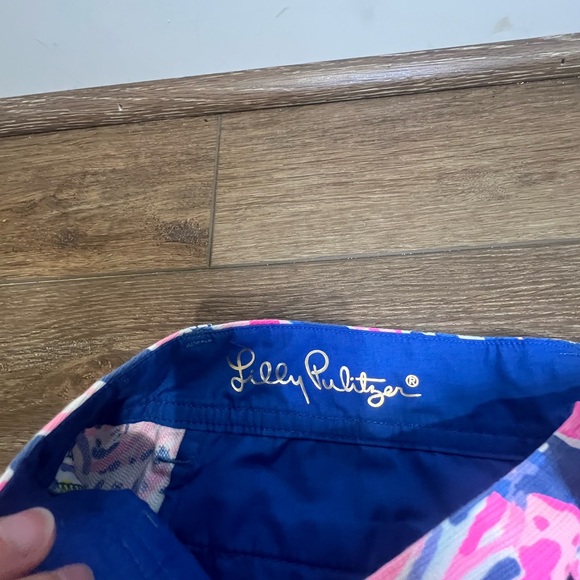 Lilly Pulitzer Callahan Shorts "Indigo Sunken Treasure" - Picture 3 of 12